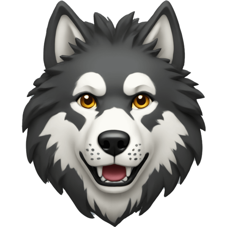 Lobo - enojado emoji