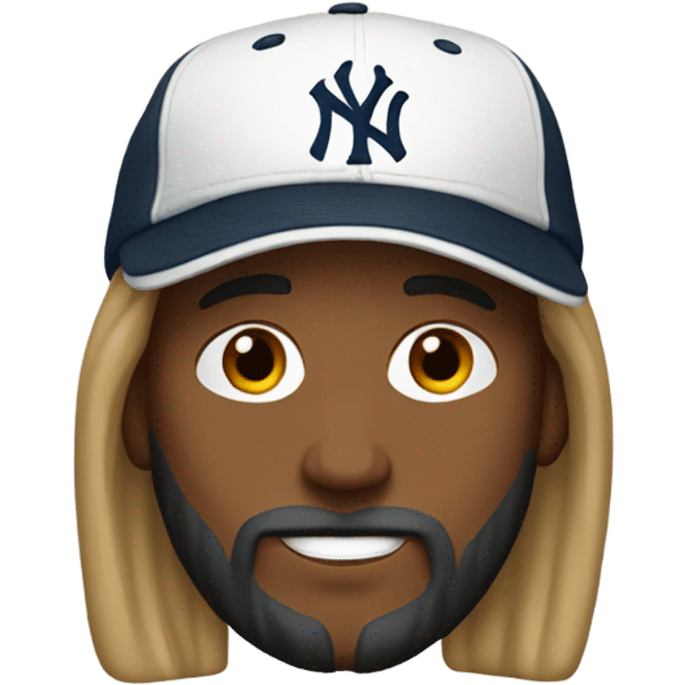 jesus with a yankee hat emoji