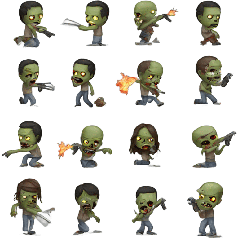 Zombie apocalypse emoji