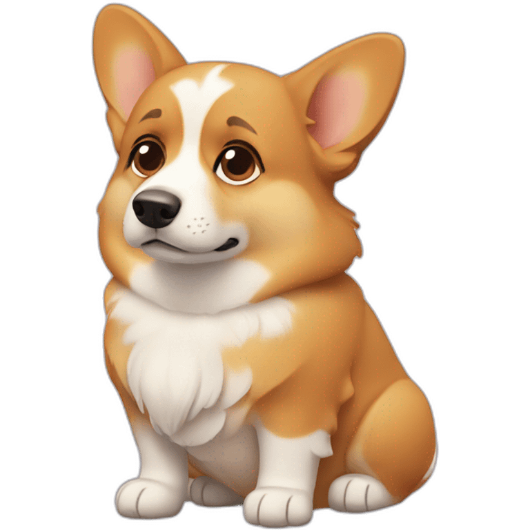 Sad Corgi emoji