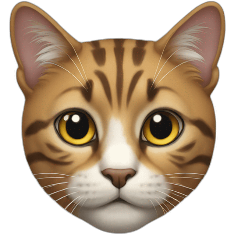 Bold cat emoji