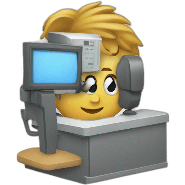 editing on a computer emoji