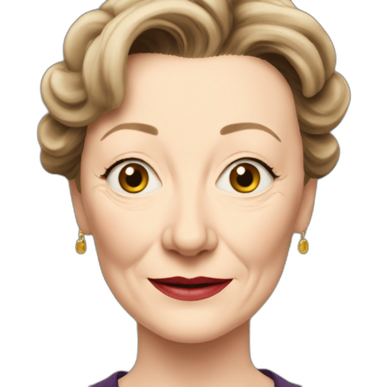 Lesley Manville emoji