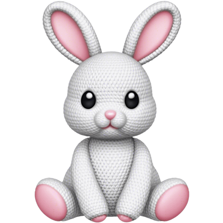 Lapin crochet 🧶 emoji