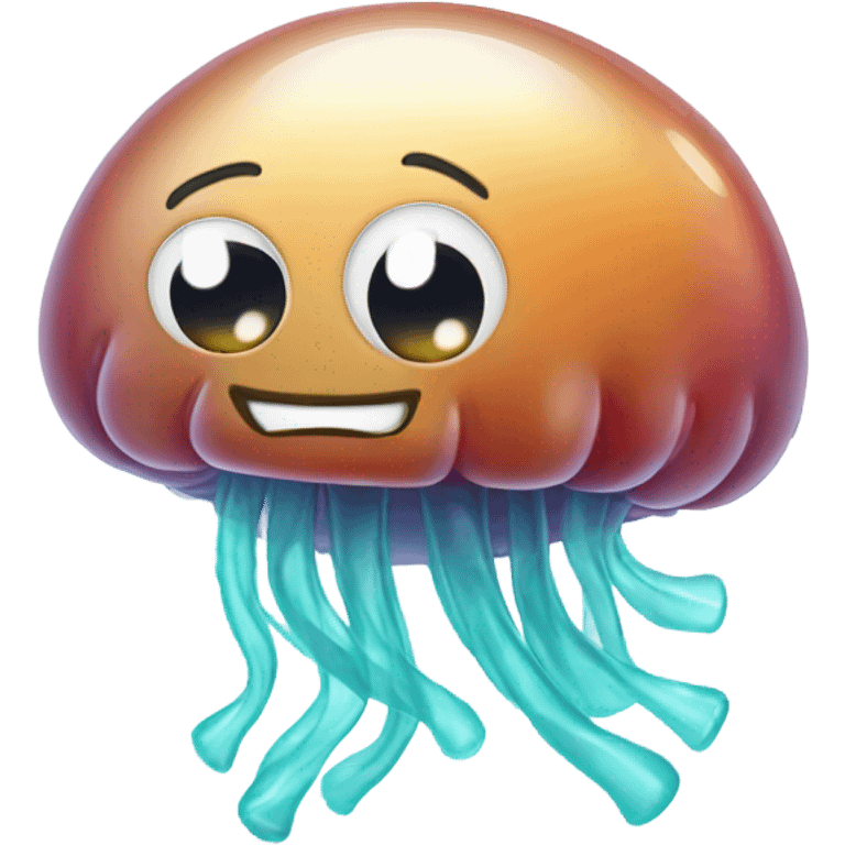 Jelly fish jogging  emoji