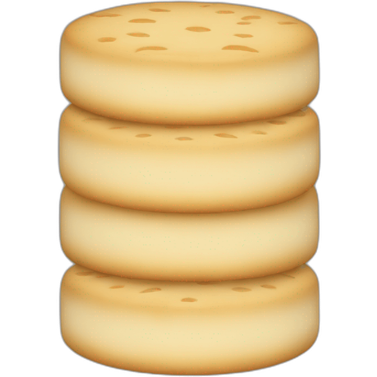 round milk biscuit emoji