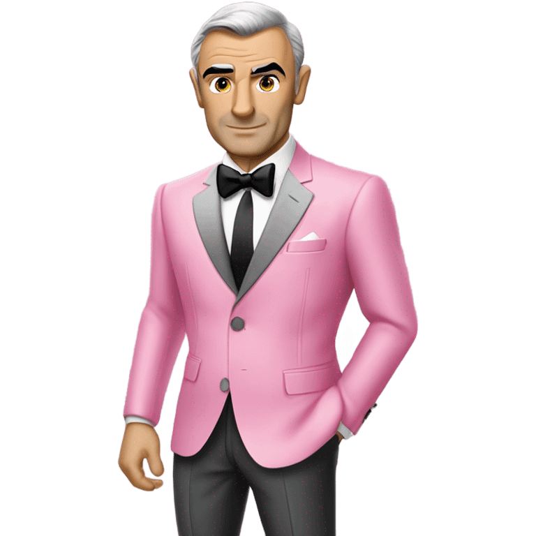 Sean Connery james bond in pink suit emoji