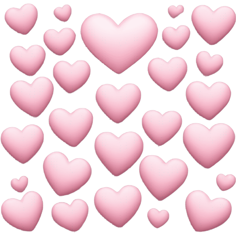 Soft pink heart  emoji