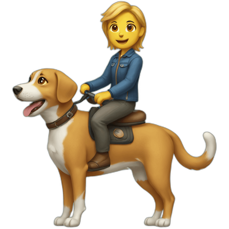 cat-riding-dog emoji