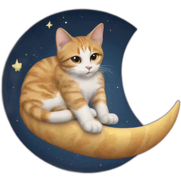 cat on the moon emoji