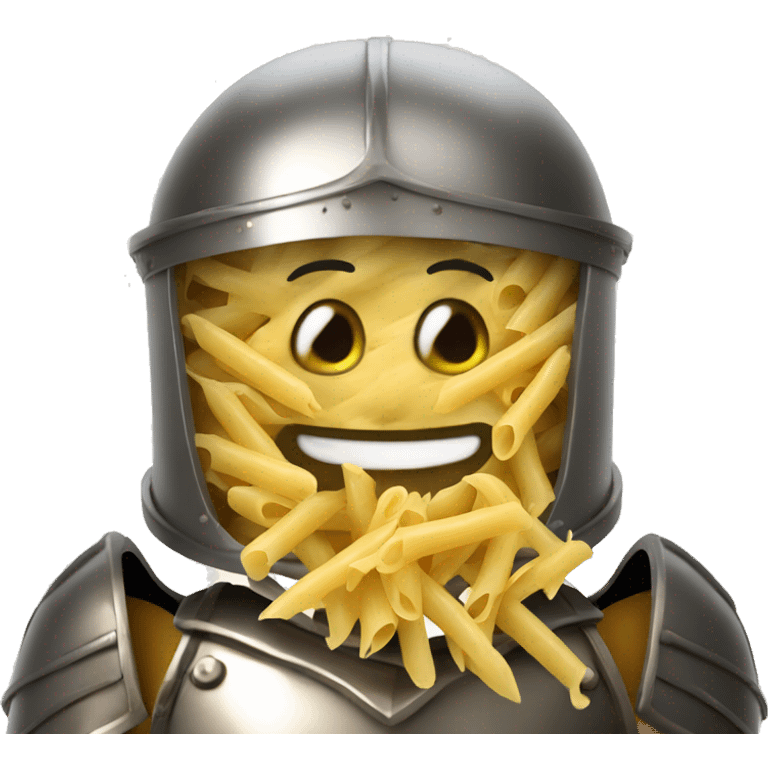 pasta whit armour smilin emoji