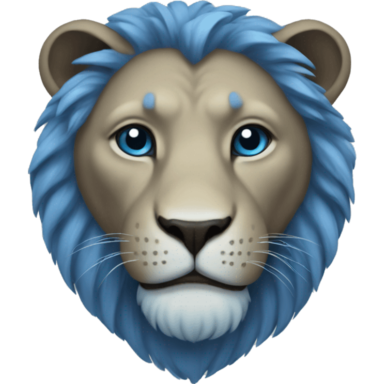 blue lion emoji