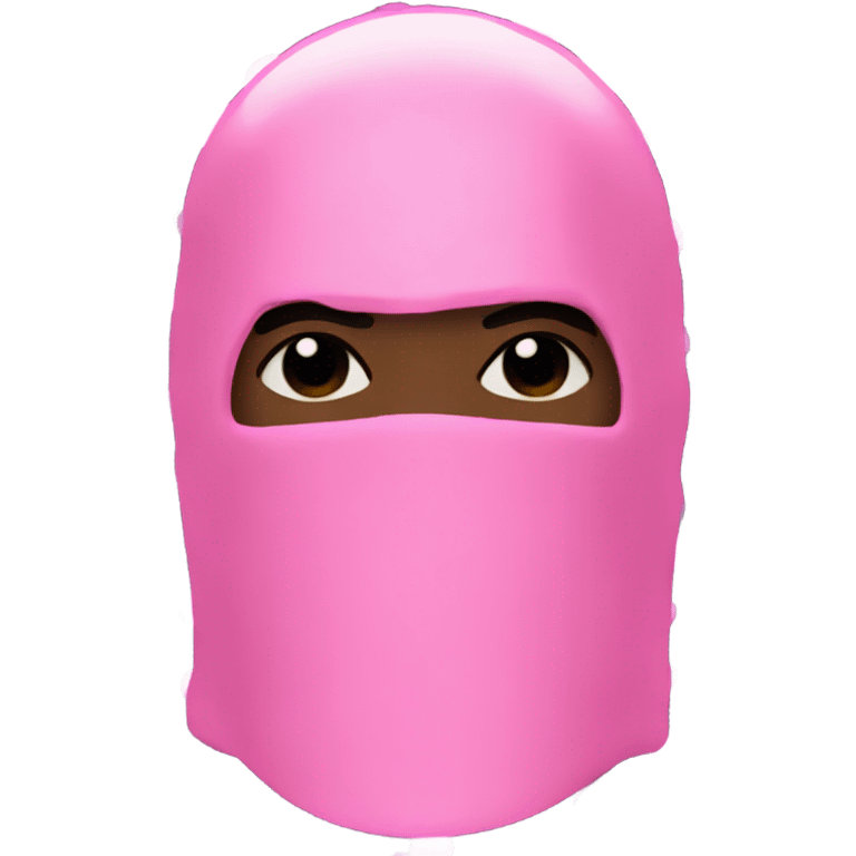 Squid Game Pink Circle Mask Guard emoji