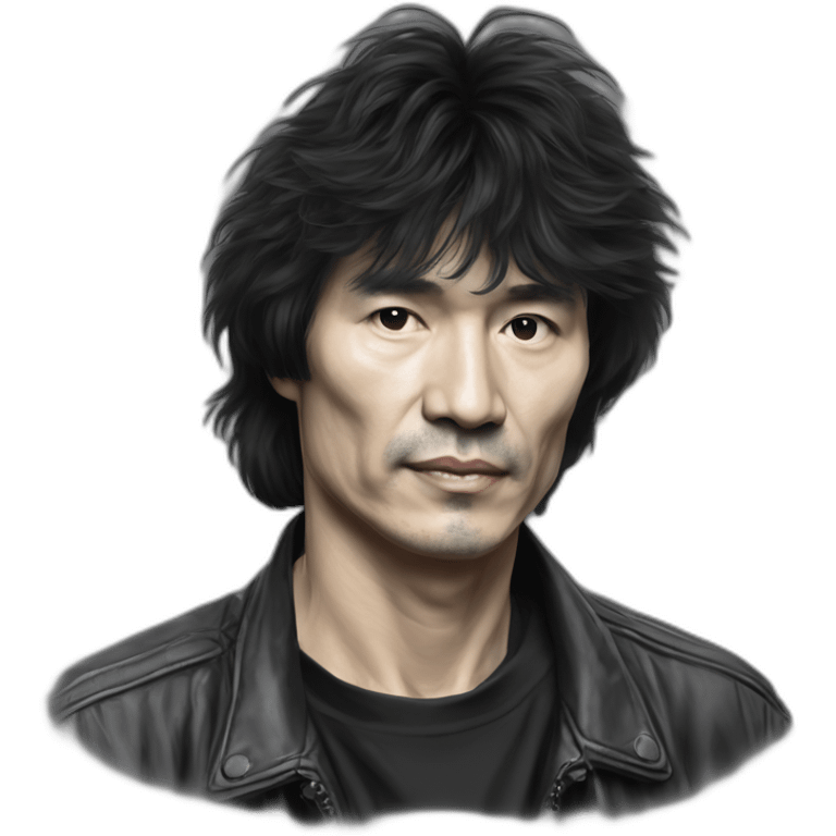 Generate a text describing the life and work of Viktor Tsoi, the legendary rock musician and leader of the band "Kino" emoji