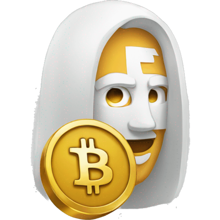 Neo with bitcoin emoji