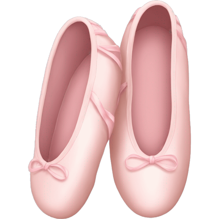 Pale pink ballet shoes emoji