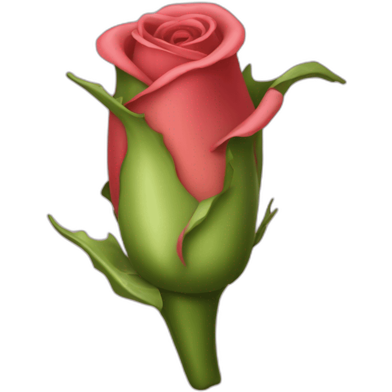 Rose cornichon emoji