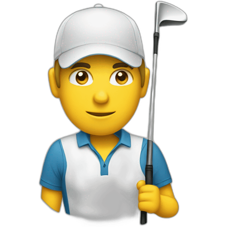 golfista enfadado emoji