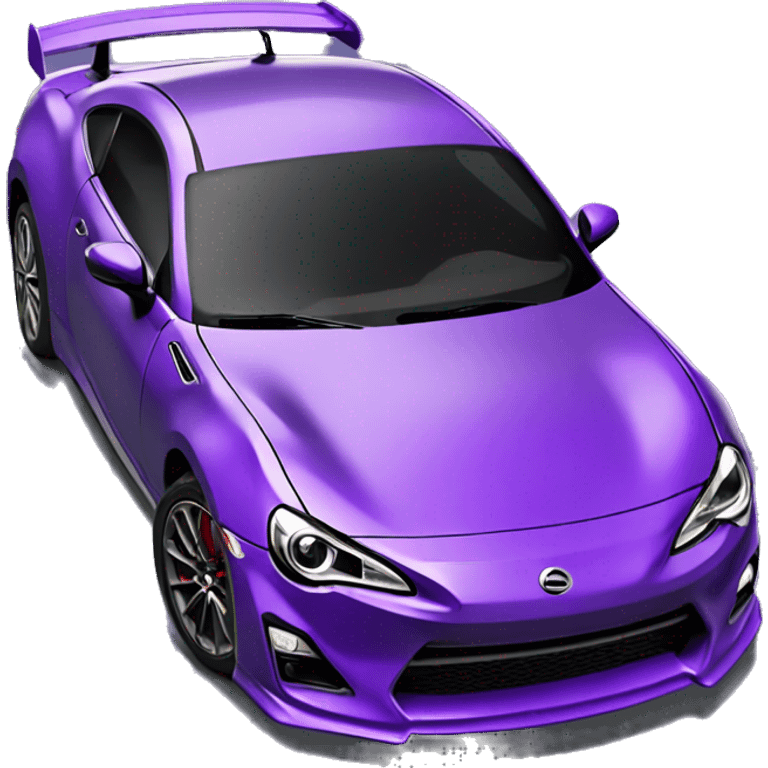 purple gt86 with a spoiler  emoji