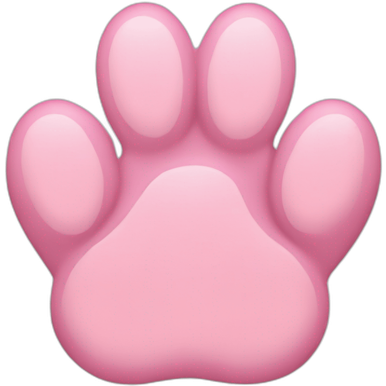 Light pink paw emoji