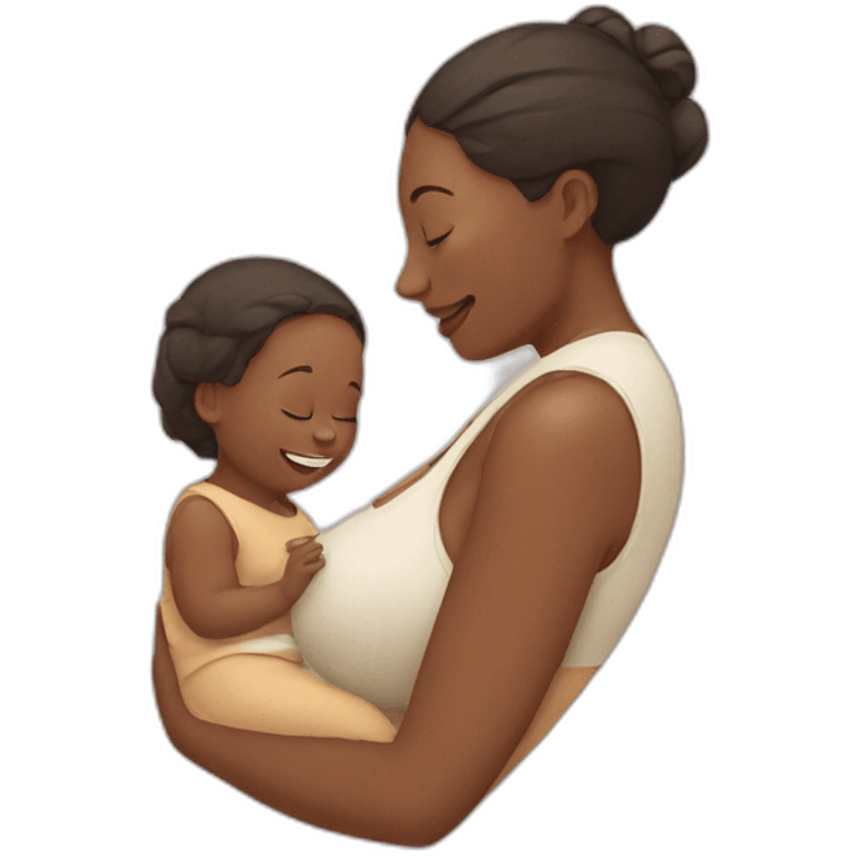 Mother & baby emoji