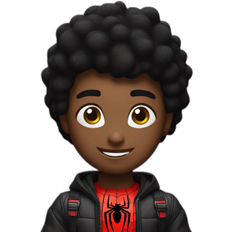 Spider-man Miles morales emoji