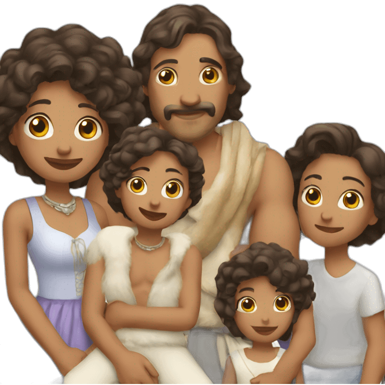 familia blanca emoji