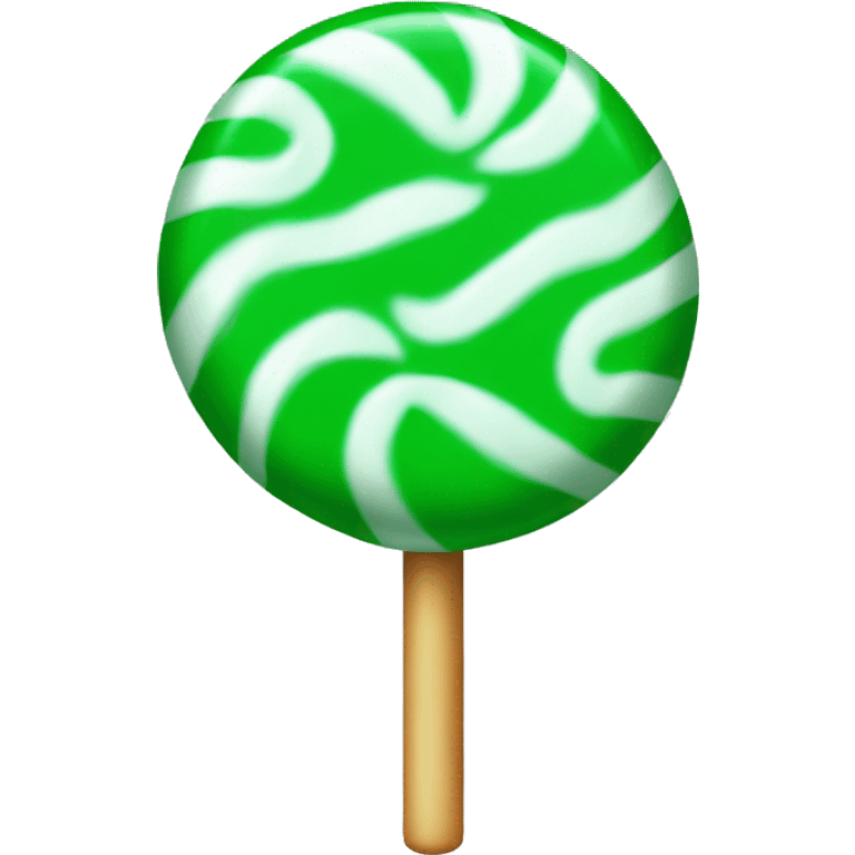 Basic christmas green candy can emoji