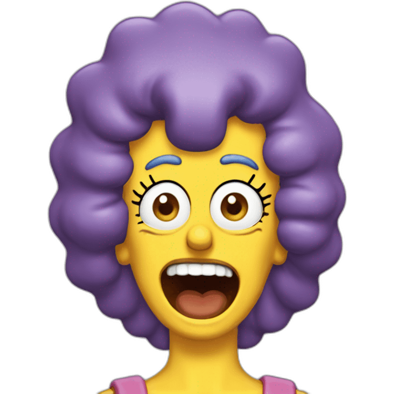 marge-simpsons-laughting emoji