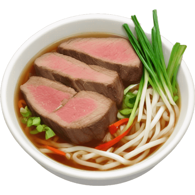 rare steak pho emoji