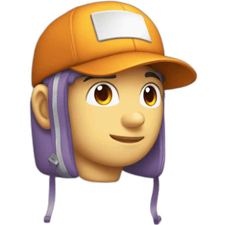 Game boy hat emoji