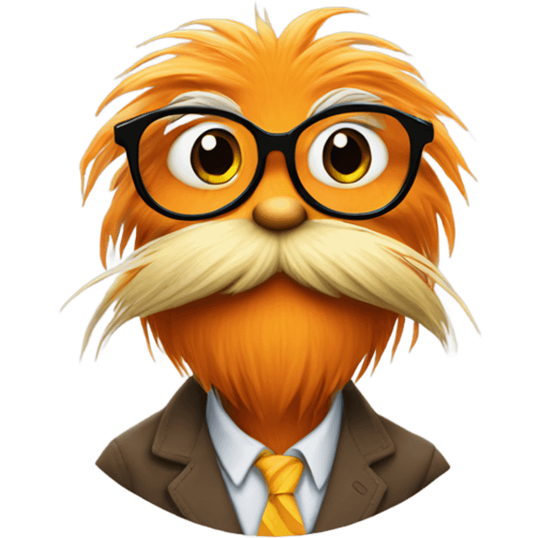 Preppy Lorax emoji