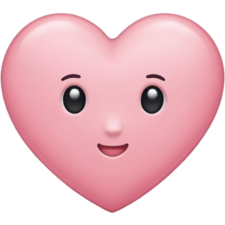 Light pink heart emoji