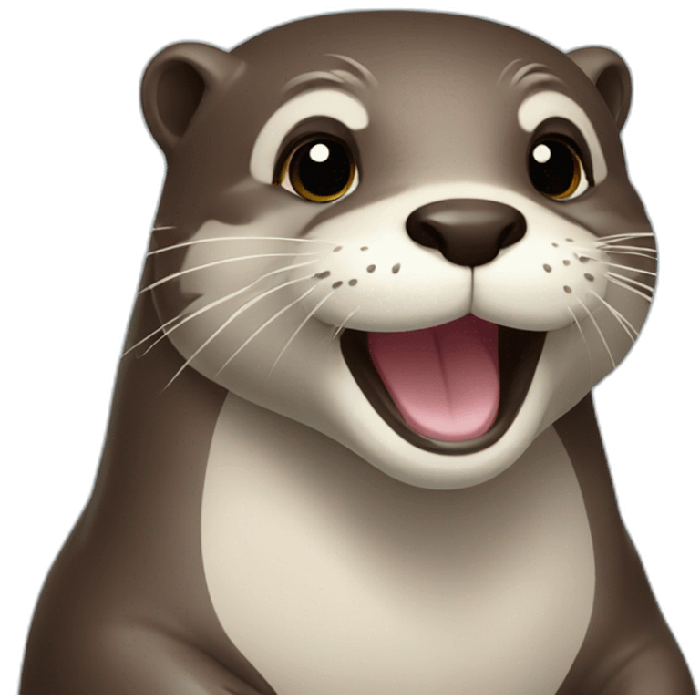 otter happy emoji