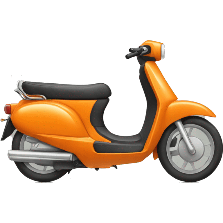 Orange moped emoji