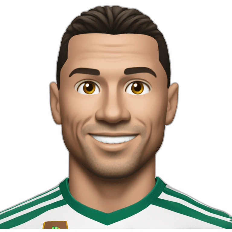 christiano ronaldo sur les épaules de messi emoji