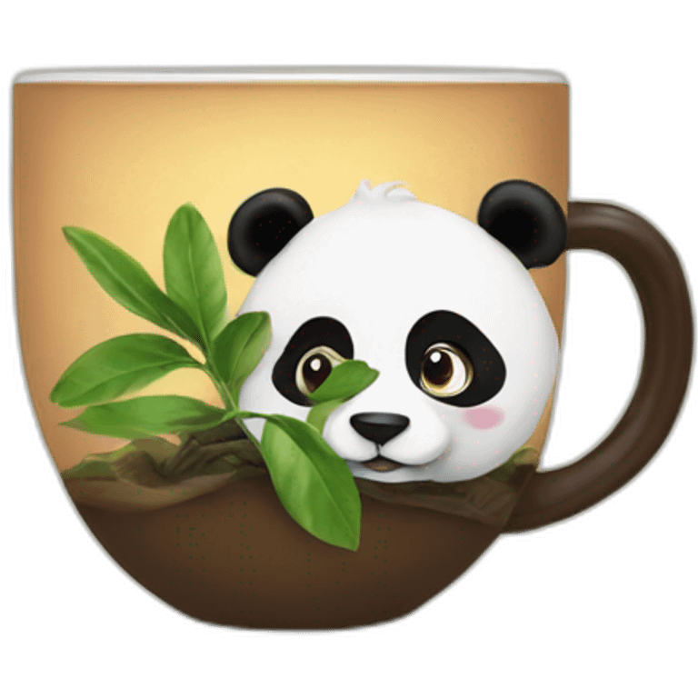 tea +panda emoji