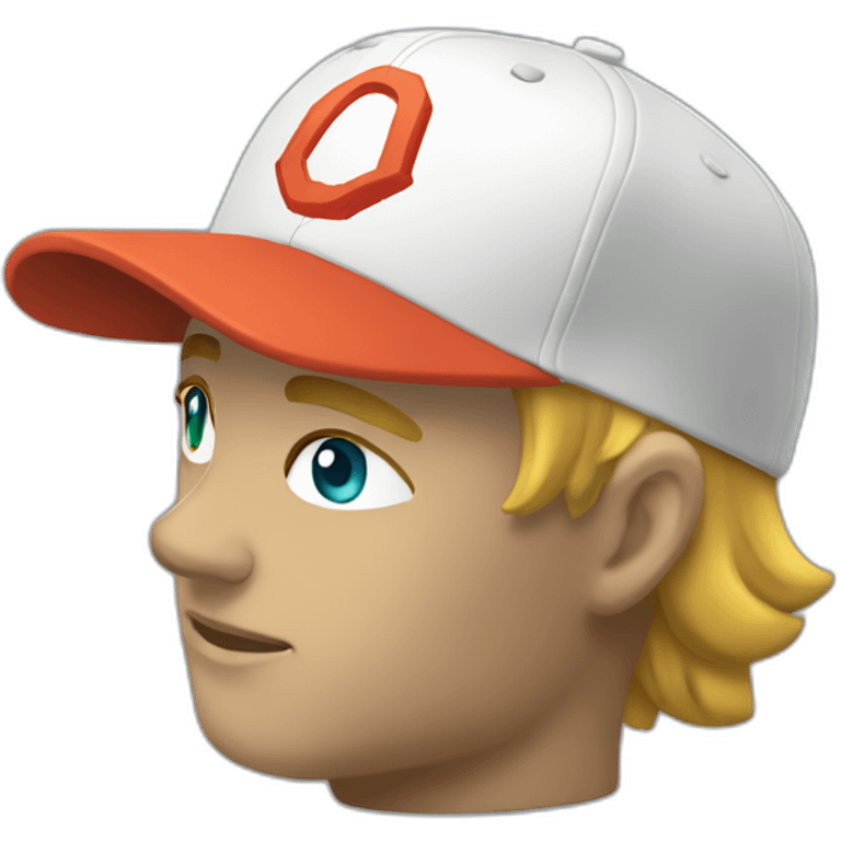 Isometric baseball cap emoji