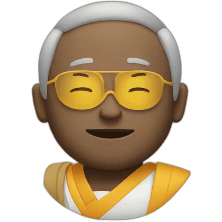 The moment when you feel finance zen emoji