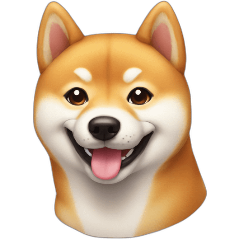 smiling shiba emoji