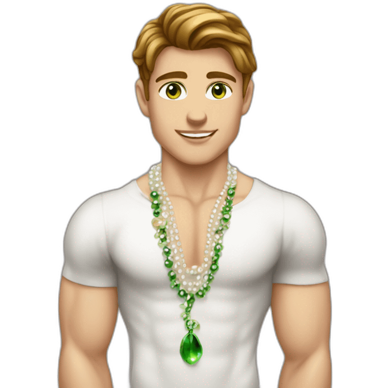 Posh-muscle-boy-with-pearl-necklace-and-green-eyes-and-brown-hair emoji