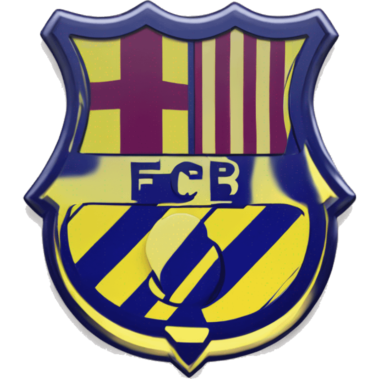 Fc Barcelona logo emoji