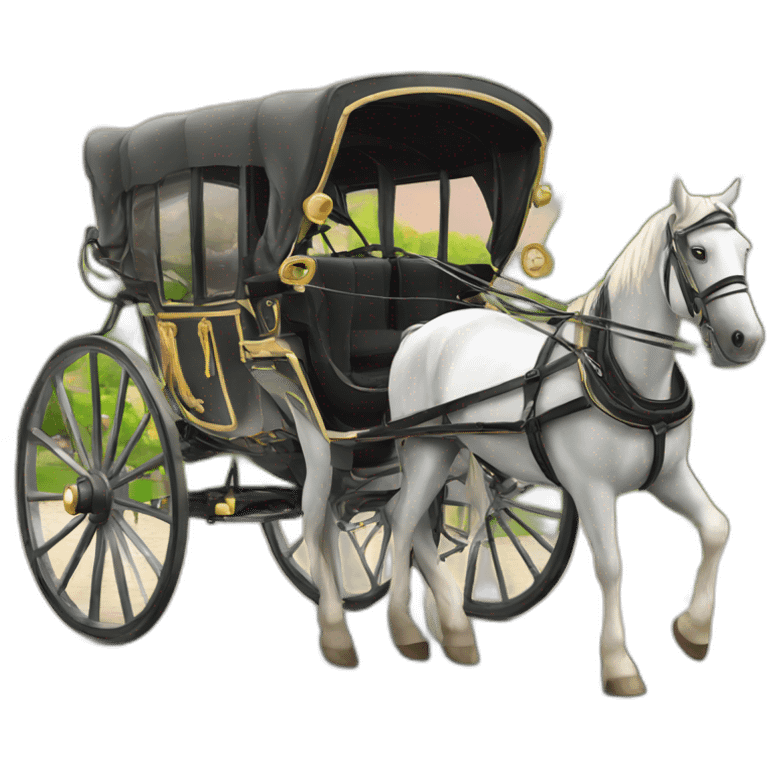 Horse carriage emoji