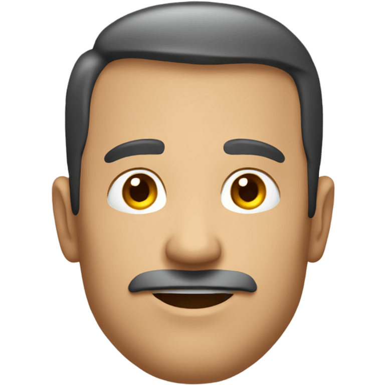 portrait man, upper body, from chest, cartoon, emoji emoji