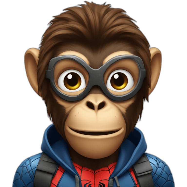 Spider-Man monkey emoji