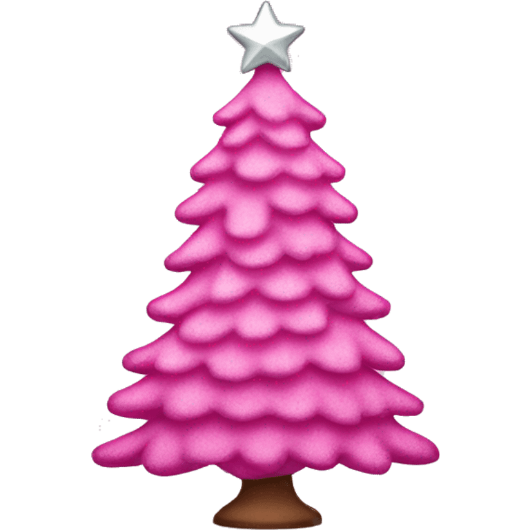 pink christmas tree emoji