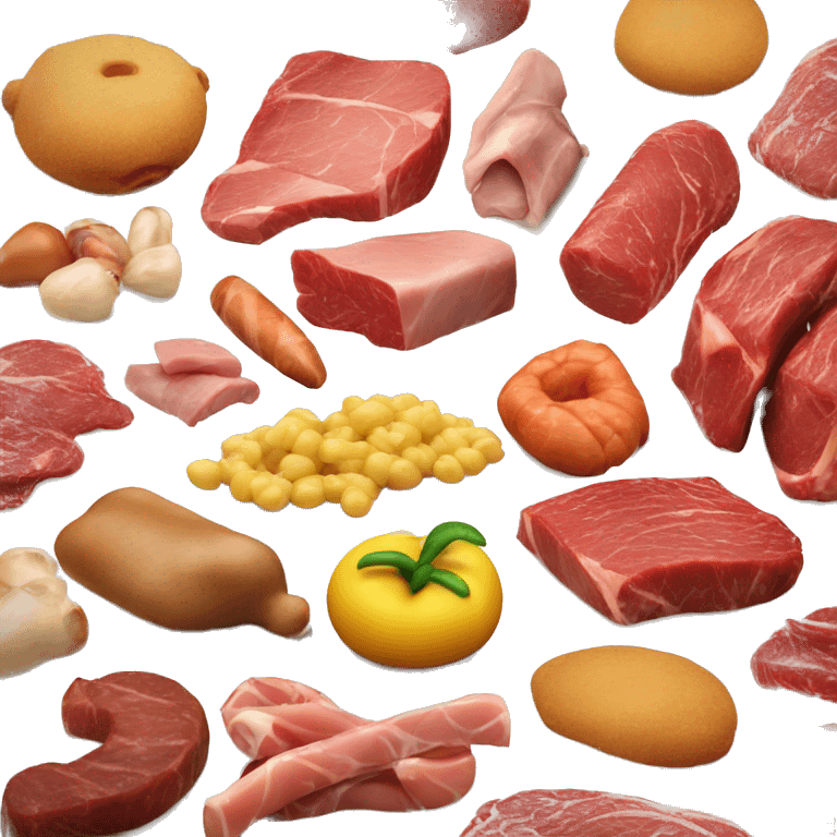 no_humans, food_focus, still_life, simple_background, food, blurry, meat, transparent_background, white_background, depth_of_field emoji