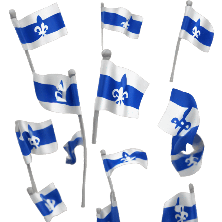 Quebec flag as iPhone emoji emoji