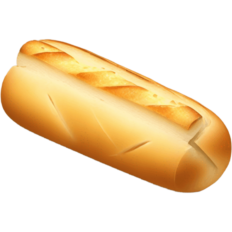 Baguette with cheese emoji