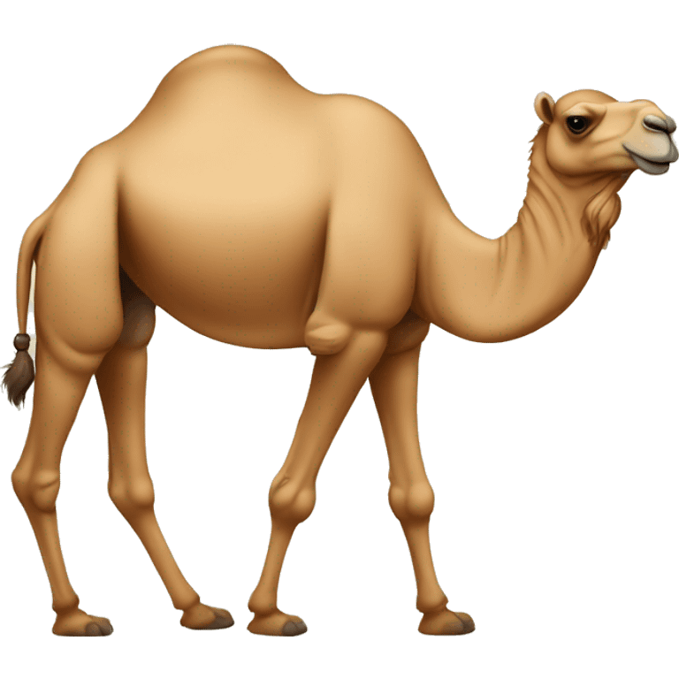 Camel with long legs emoji